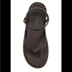 Pedro Garcia Phillippa Ankle Strap Sandal studded black